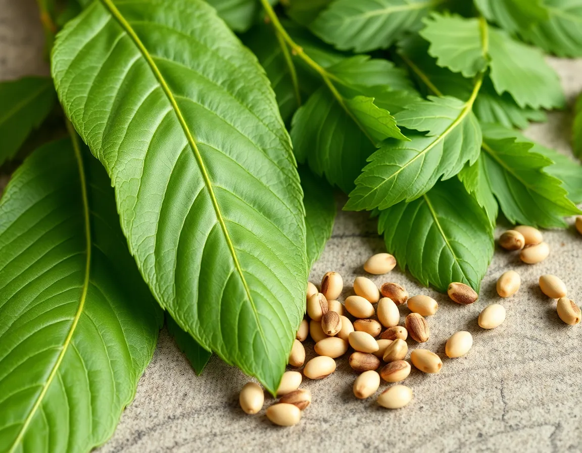 Moringa leaves and seeds