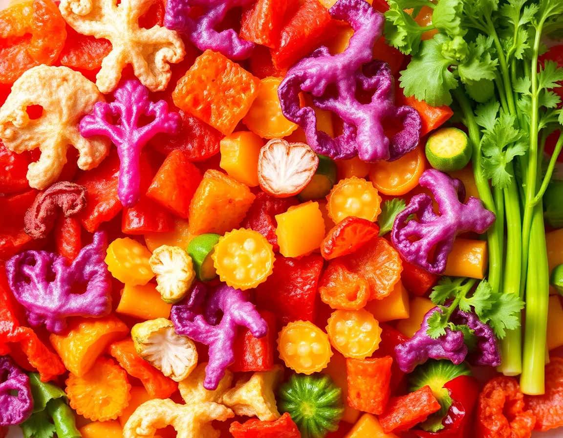 Freeze-dried vegetables